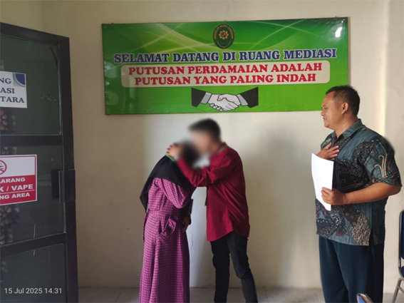 Mediator Non Hakim Kembali Rukunkan Suami Istri Yang Hampir Bercerai
